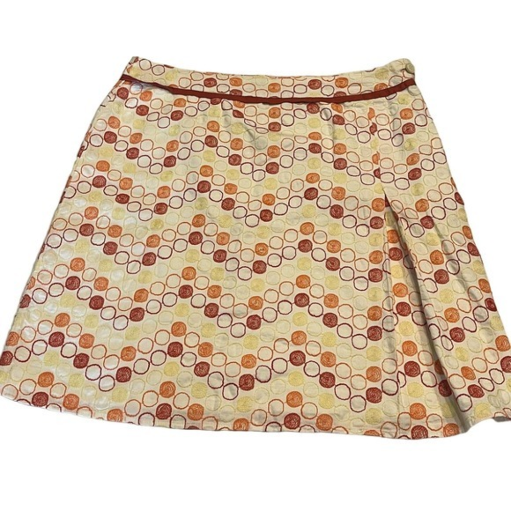 Valerie Stevens Embroidered Polka dot skirt size 12